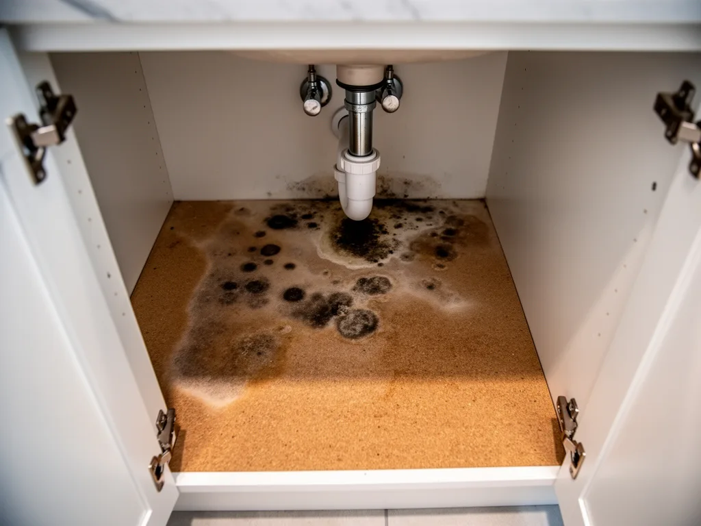 Before: the problem needing Mold Remediation